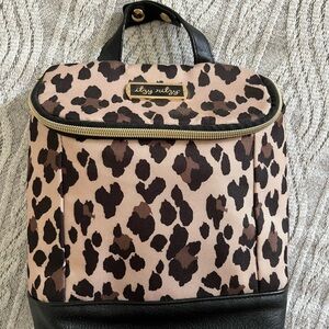 Itzy Ritzy Leopard Print Bottle stroller backpack cooler